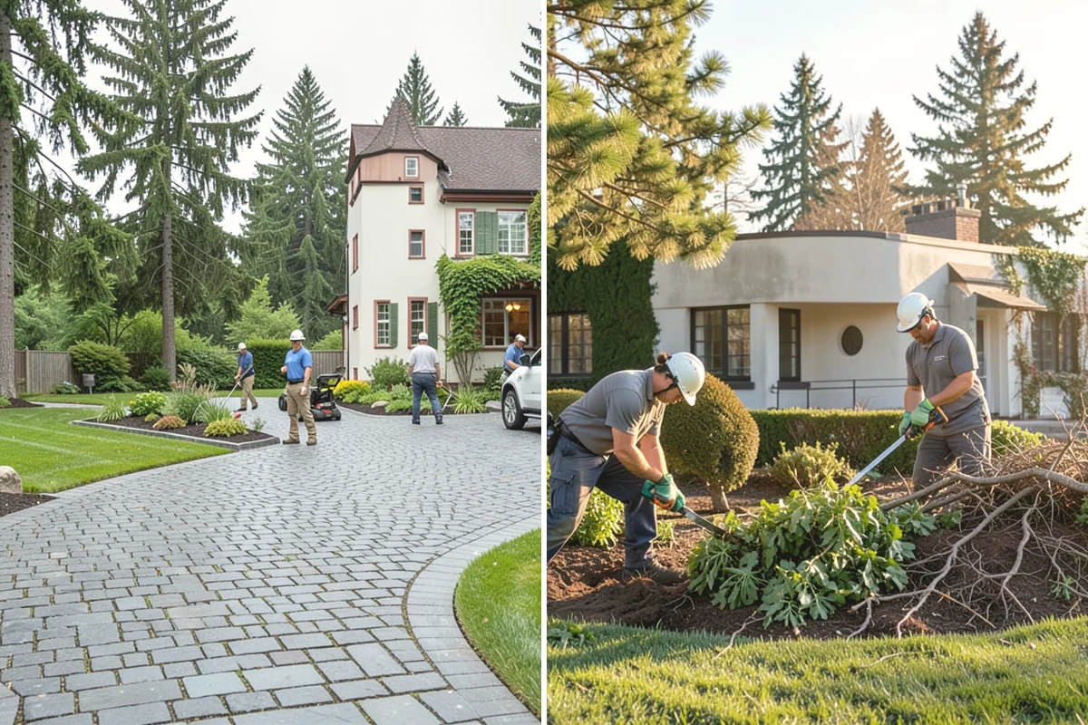 Lava Rock Installation in Burlington, Skagit County, WA - Shape and grade the bed and confirm drainage away from plant crowns
