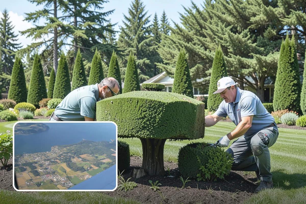 Lava Rock Installation in Coupeville, Island County, WA - Insulates soil and helps retain moisture between rains