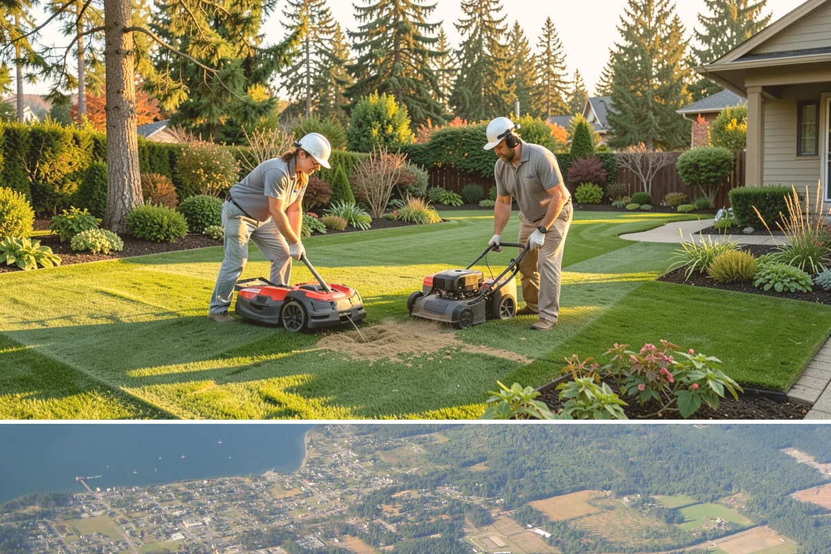 Lava Rock Installation in Coupeville, Island County, WA - Lava rock can be placed any time of year, though installing in spring lets its moisture-holding benefit help beds through the...