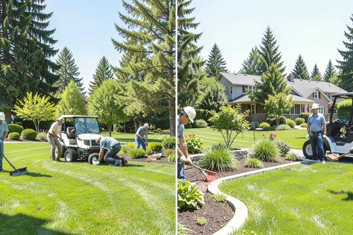 Lava Rock Installation in Covington, King County, WA - Shape and grade the bed and confirm drainage away from plant crowns