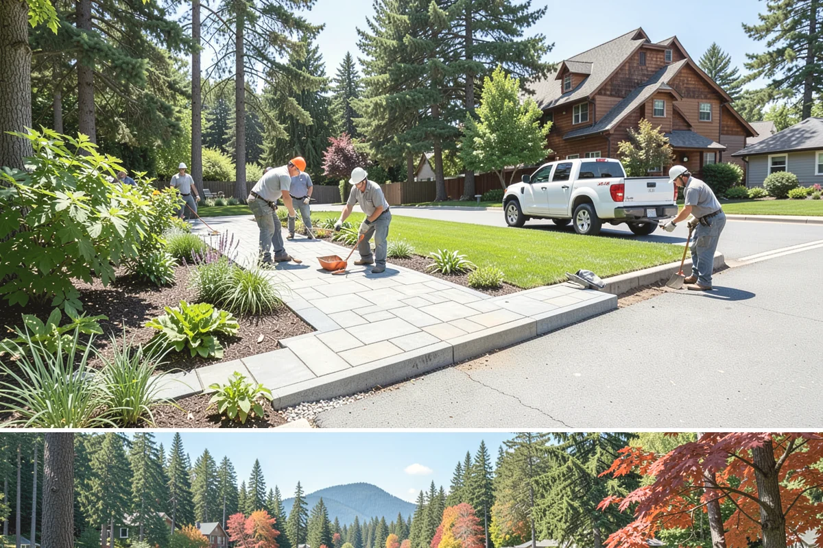 Lava Rock Installation in Covington, King County, WA - Lava rock can be placed any time of year, though installing in spring lets its moisture-holding benefit help beds through the...