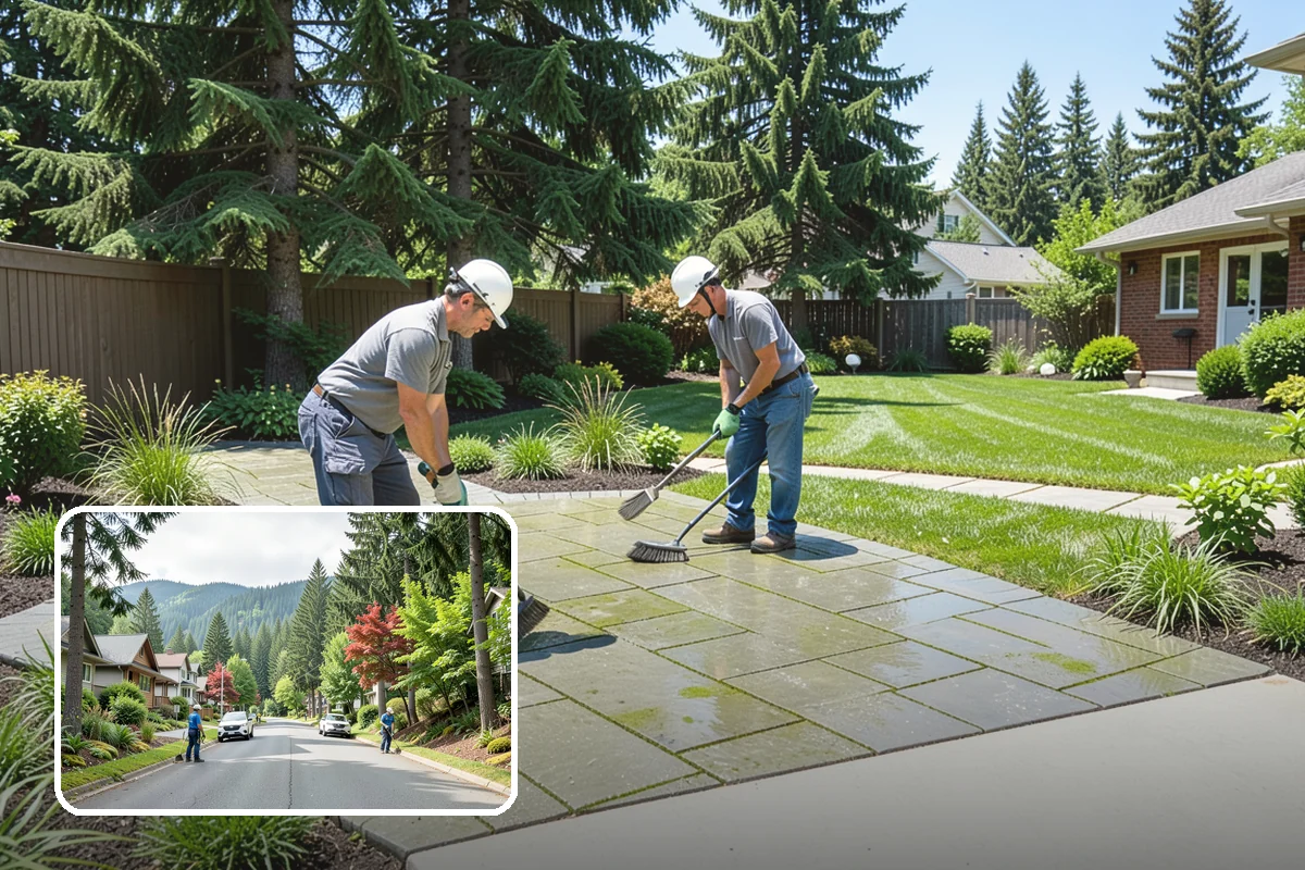 Lava Rock Installation in Darrington, Snohomish County, WA - Insulates soil and helps retain moisture between rains