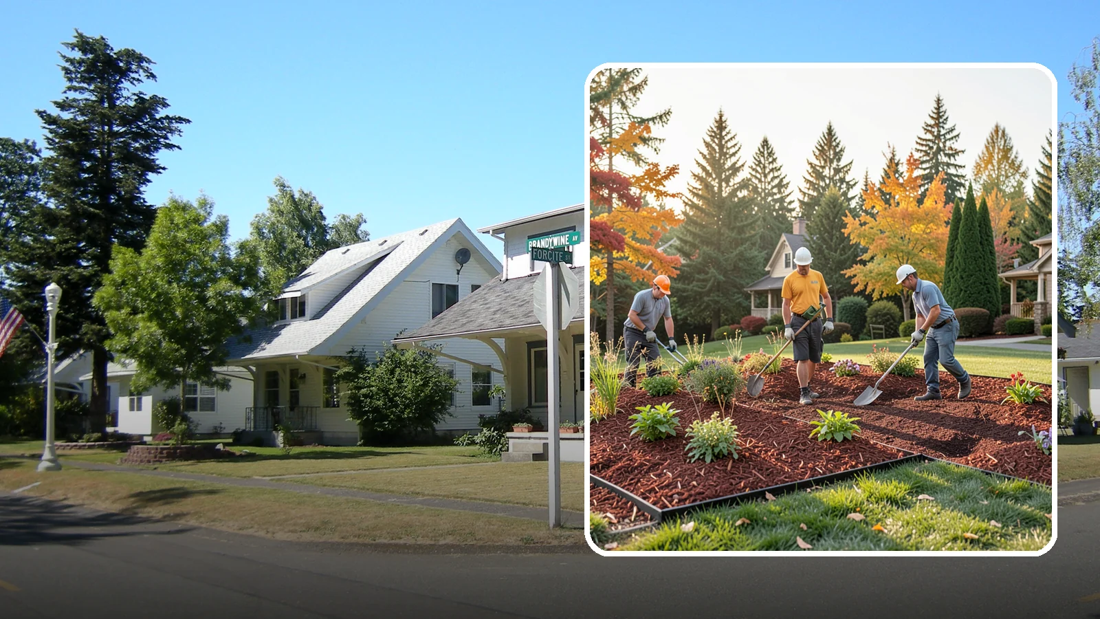 Lava Rock Installation in DuPont, Pierce County, WA - Lightweight, porous volcanic rock in deep red or charcoal that adds bold color and insulating mulch to beds.