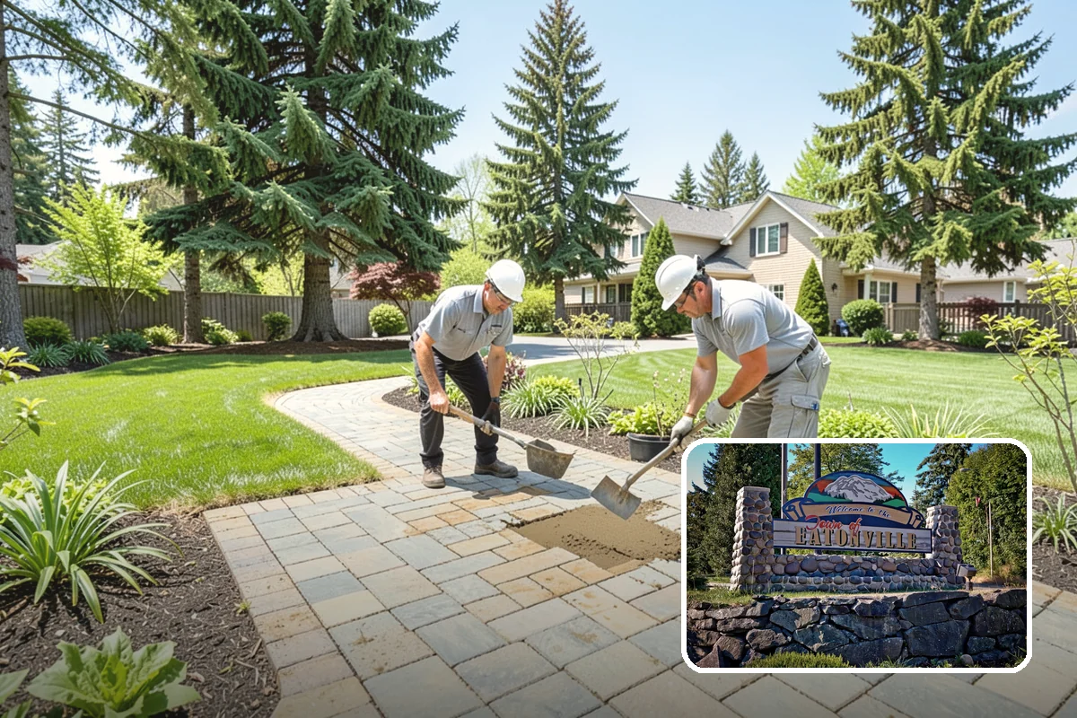 Lava Rock Installation in Eatonville, Pierce County, WA - Insulates soil and helps retain moisture between rains