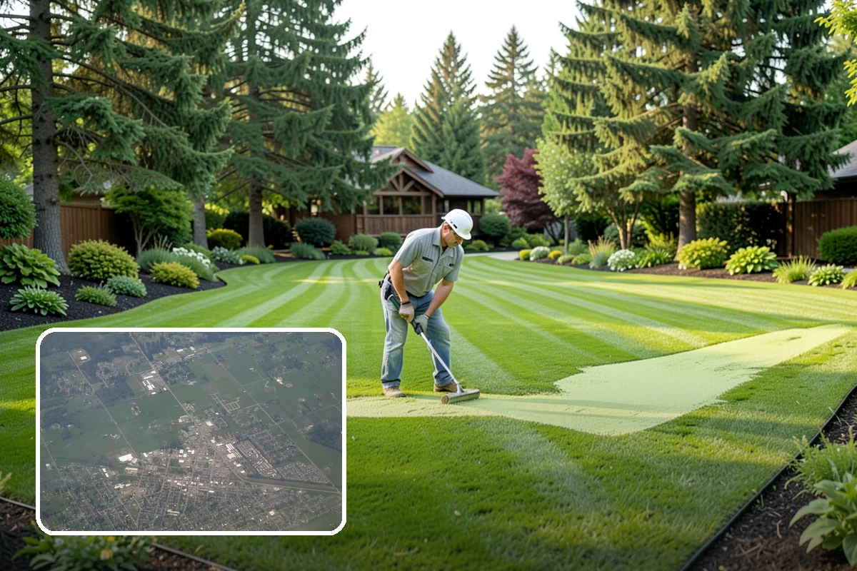 Lava Rock Installation in Enumclaw, King County, WA - Insulates soil and helps retain moisture between rains