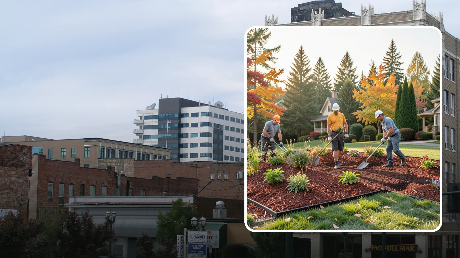 Lava Rock Installation in Everett, Snohomish County, WA - Lightweight, porous volcanic rock in deep red or charcoal that adds bold color and insulating mulch to beds.