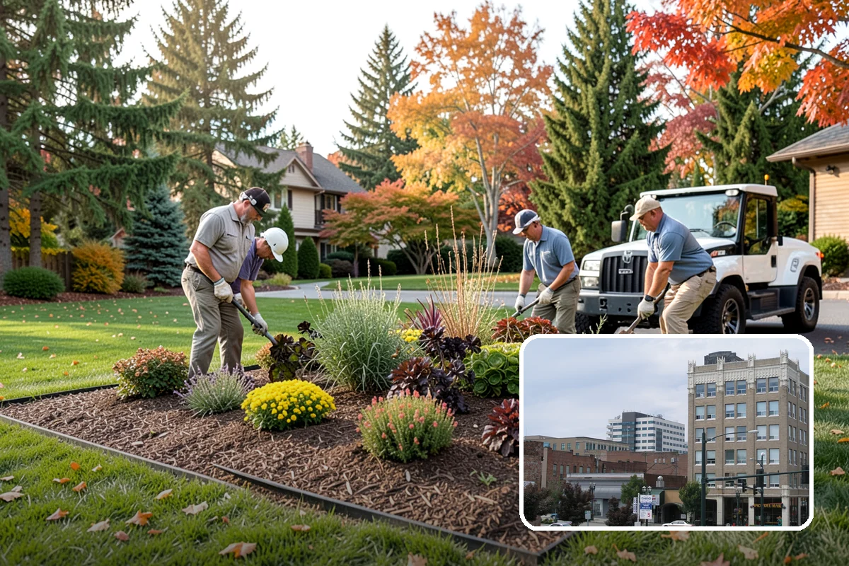 Lava Rock Installation in Everett, Snohomish County, WA - Insulates soil and helps retain moisture between rains