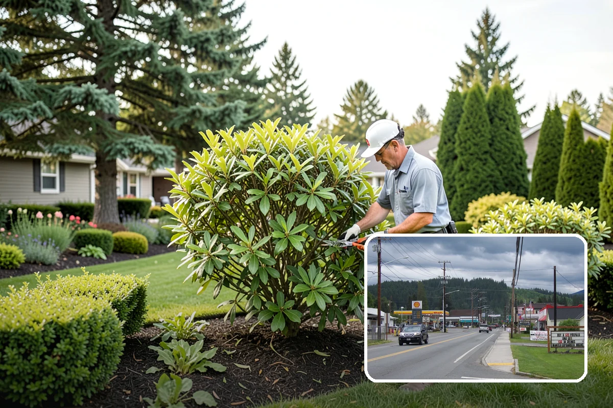 Lava Rock Installation in Granite Falls, Snohomish County, WA - Insulates soil and helps retain moisture between rains