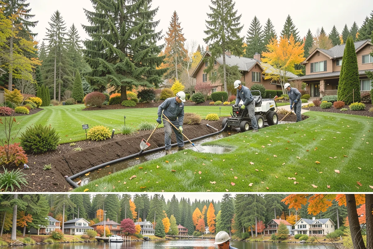 Lava Rock Installation in La Conner, Skagit County, WA - Lava rock can be placed any time of year, though installing in spring lets its moisture-holding benefit help beds through the...