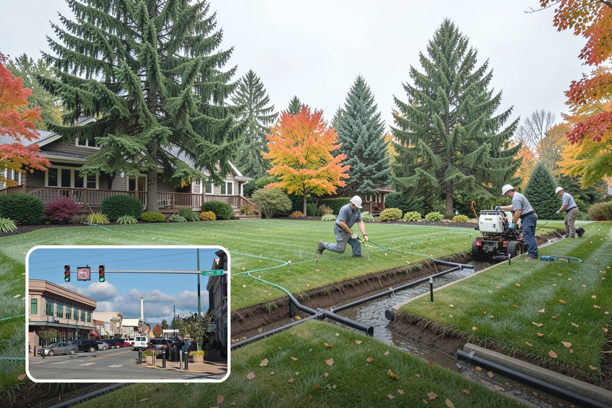 Lava Rock Installation in Monroe, Snohomish County, WA - Insulates soil and helps retain moisture between rains