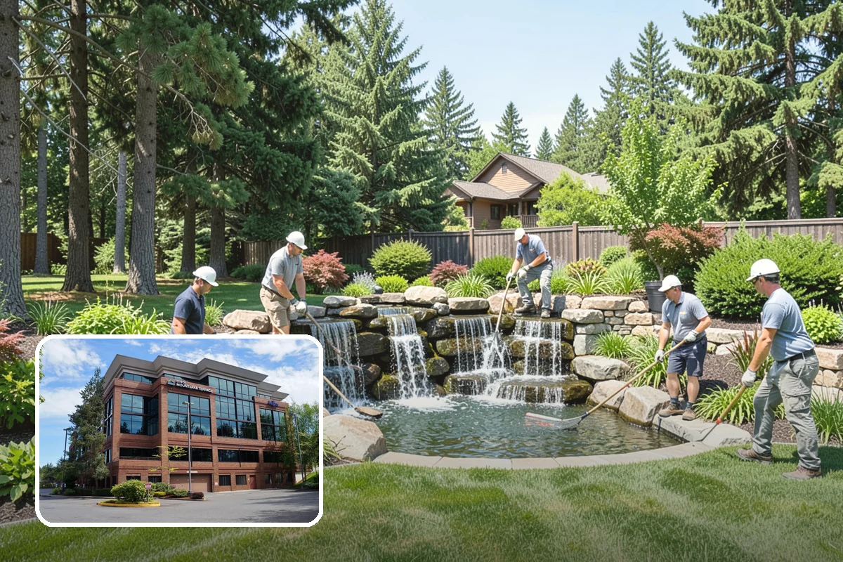 Lava Rock Installation in Mountlake Terrace, Snohomish County, WA - Insulates soil and helps retain moisture between rains