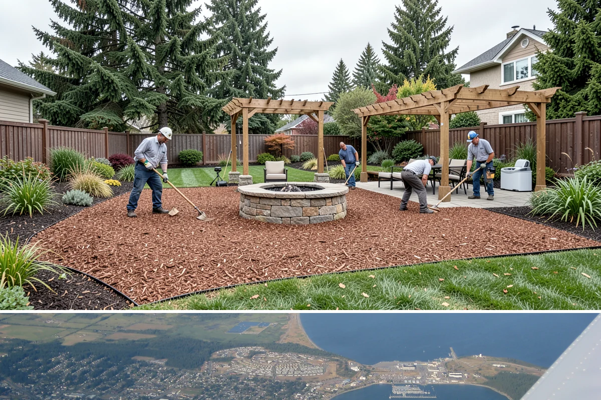Lava Rock Installation in Oak Harbor, Island County, WA - Lava rock can be placed any time of year, though installing in spring lets its moisture-holding benefit help beds through the...