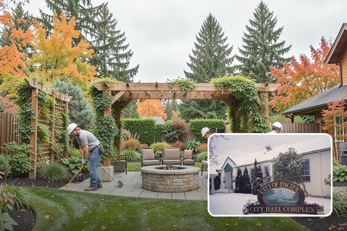 Lava Rock Installation in Pacific, King County, WA - Insulates soil and helps retain moisture between rains