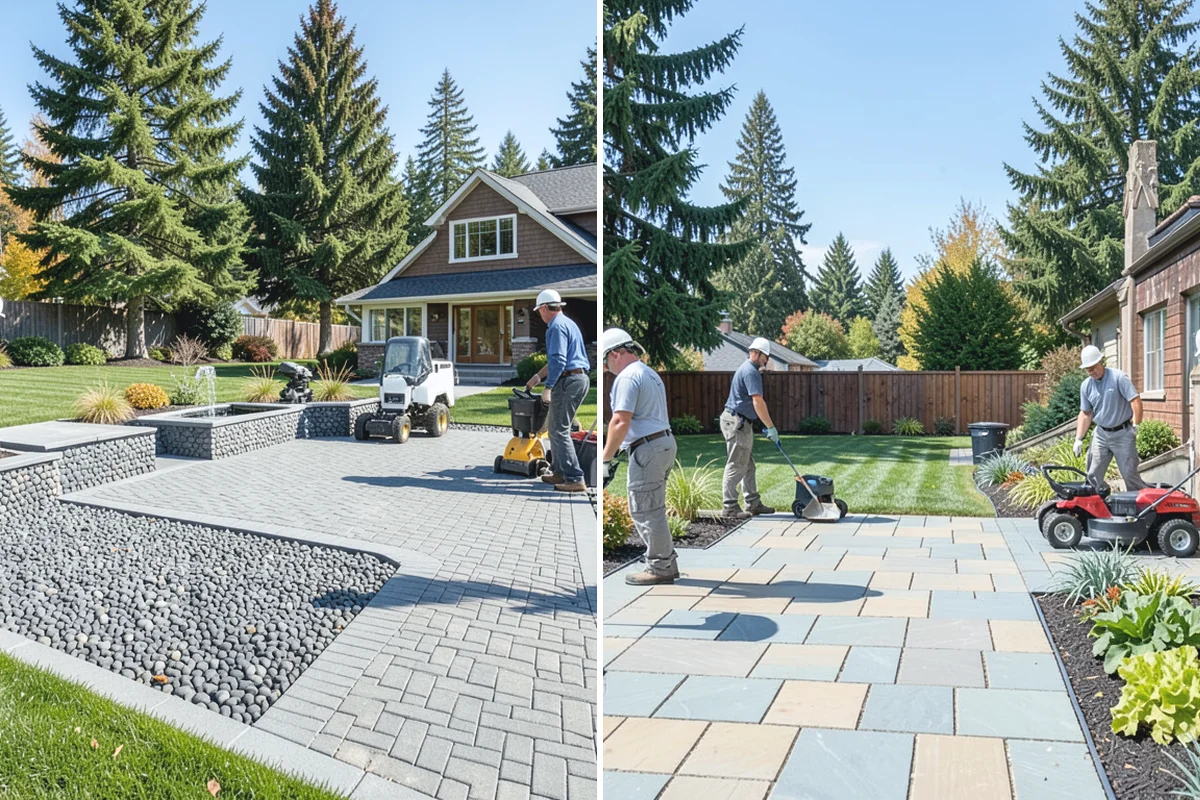 Lava Rock Installation in Roy, Pierce County, WA - Shape and grade the bed and confirm drainage away from plant crowns