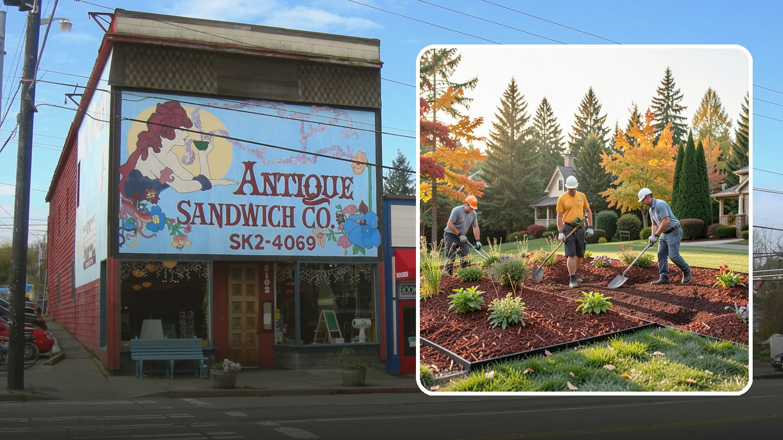 Lava Rock Installation in Ruston, Pierce County, WA - Lightweight, porous volcanic rock in deep red or charcoal that adds bold color and insulating mulch to beds.
