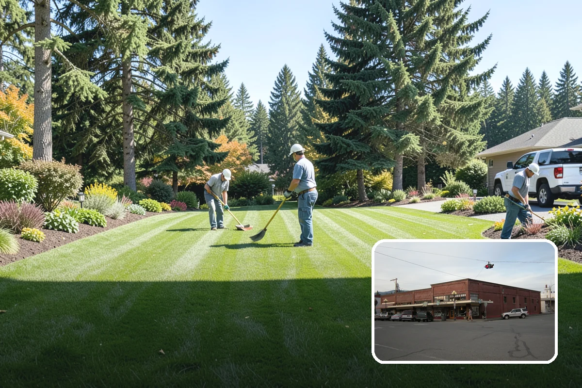 Lava Rock Installation in Sedro-Woolley, Skagit County, WA - Insulates soil and helps retain moisture between rains