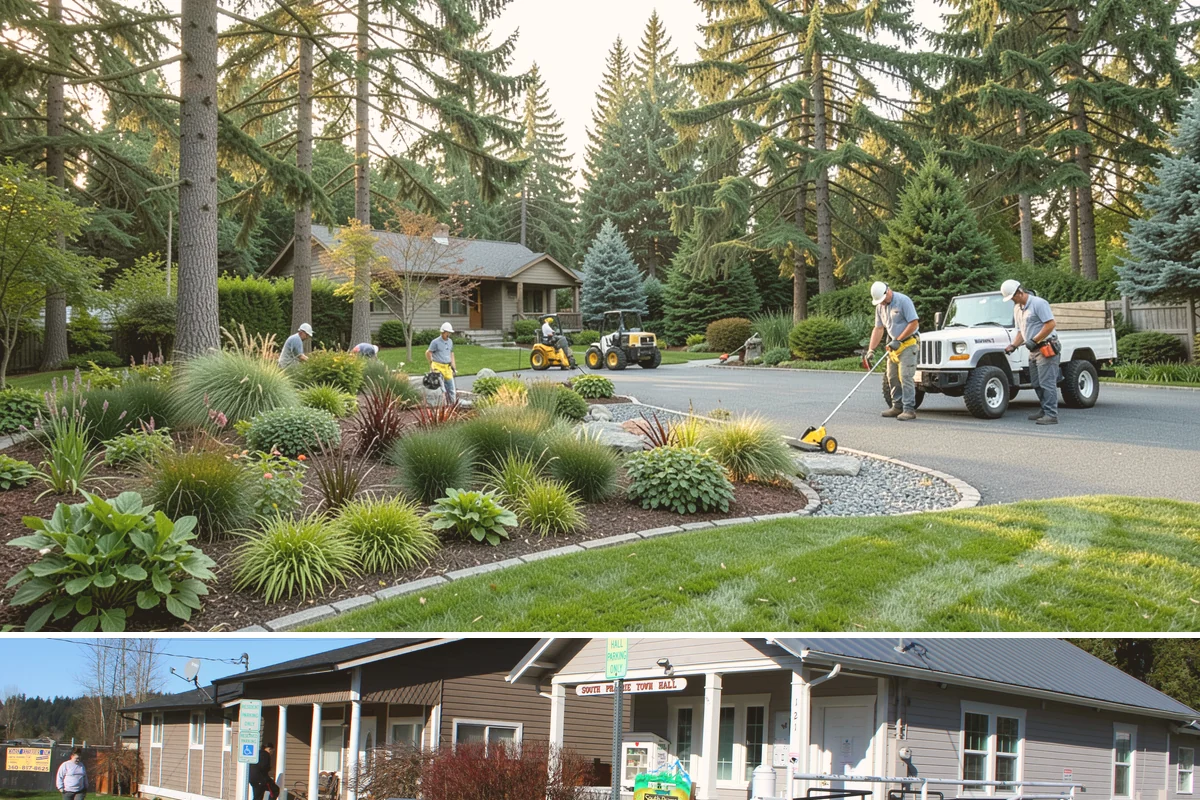 Lava Rock Installation in South Prairie, Pierce County, WA - Lava rock can be placed any time of year, though installing in spring lets its moisture-holding benefit help beds through the...
