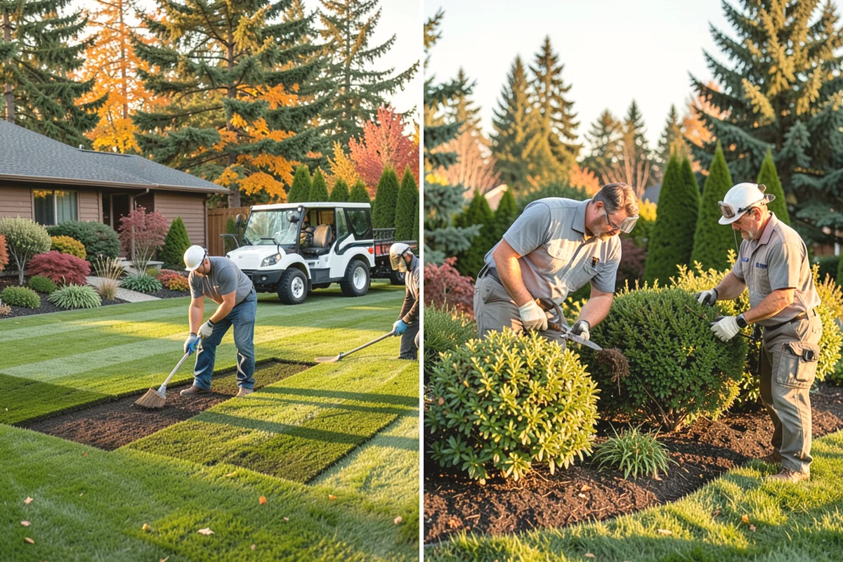 Lava Rock Installation in Steilacoom, Pierce County, WA - Shape and grade the bed and confirm drainage away from plant crowns