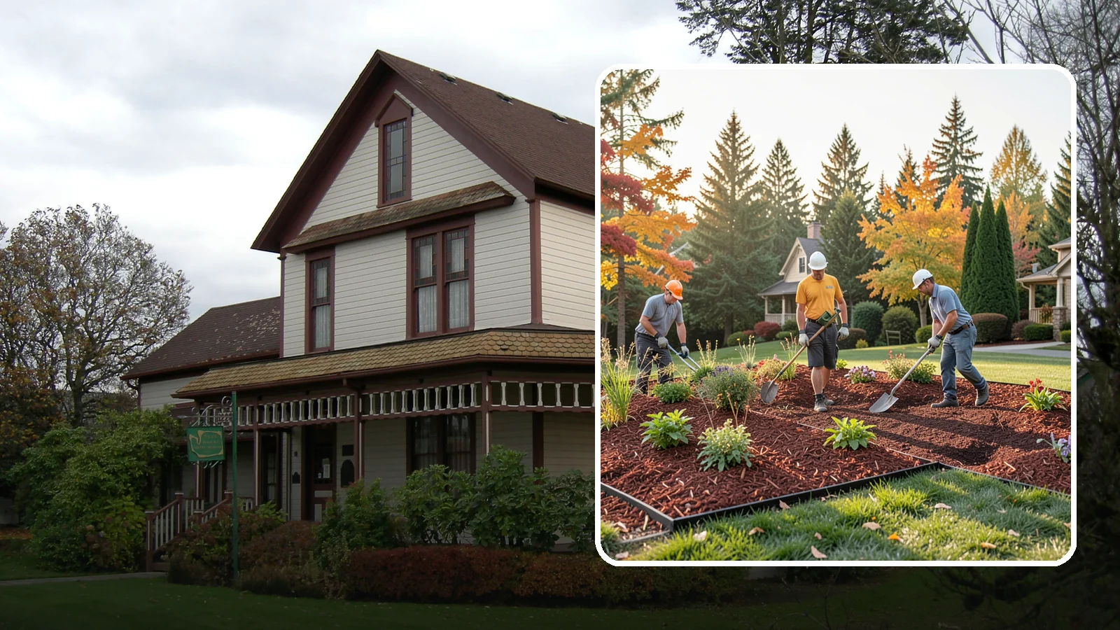 Lava Rock Installation in Sumner, Pierce County, WA - Lightweight, porous volcanic rock in deep red or charcoal that adds bold color and insulating mulch to beds.