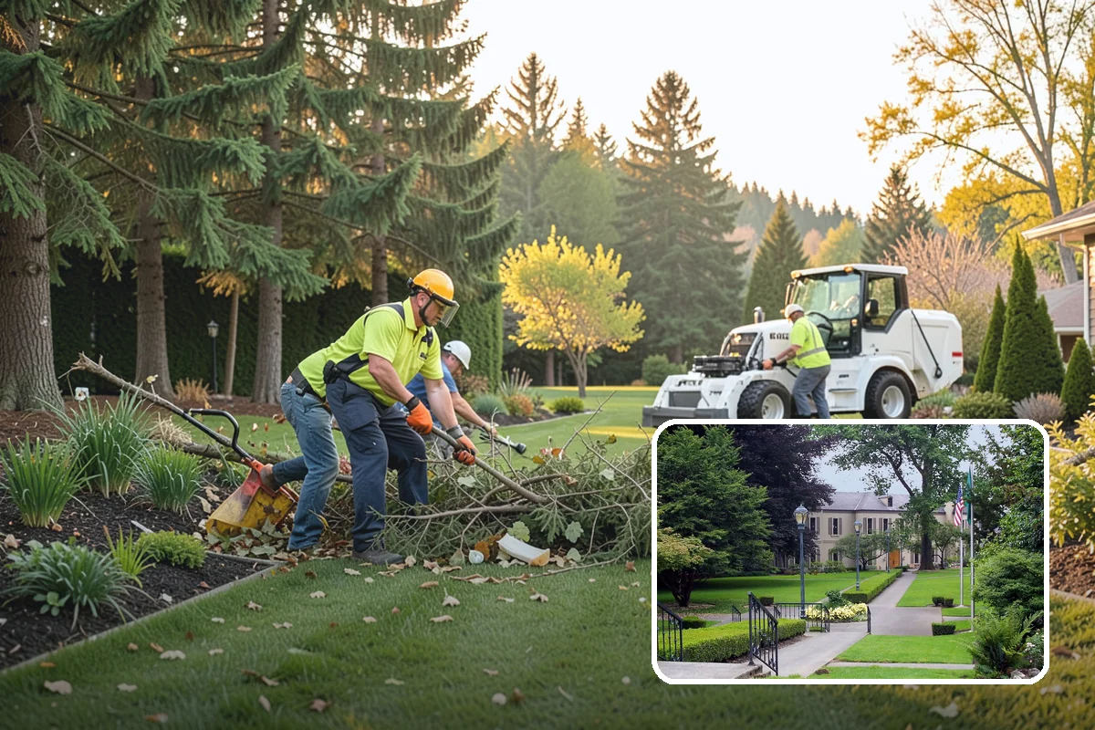 Lava Rock Installation in Woodinville, King County, WA - Insulates soil and helps retain moisture between rains