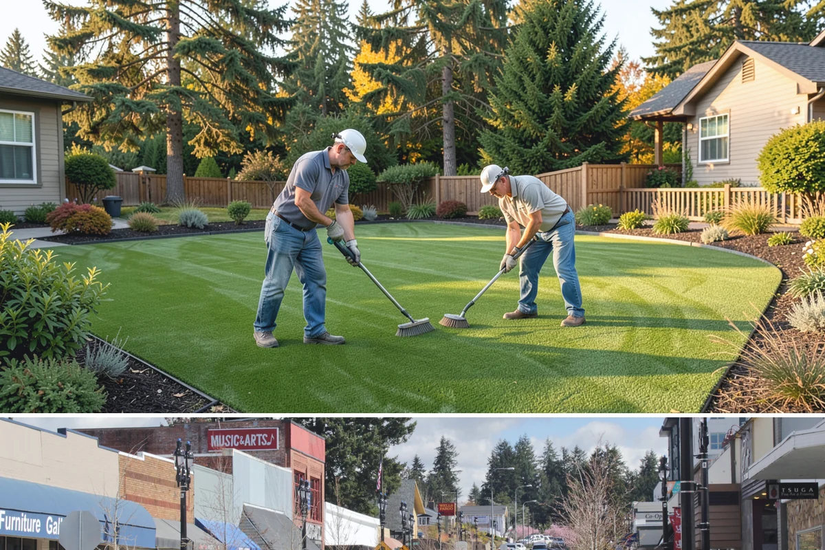 Lawn Aeration in Bothell, King County, WA - Best in early fall or spring when grass is actively growing and can recover quickly.