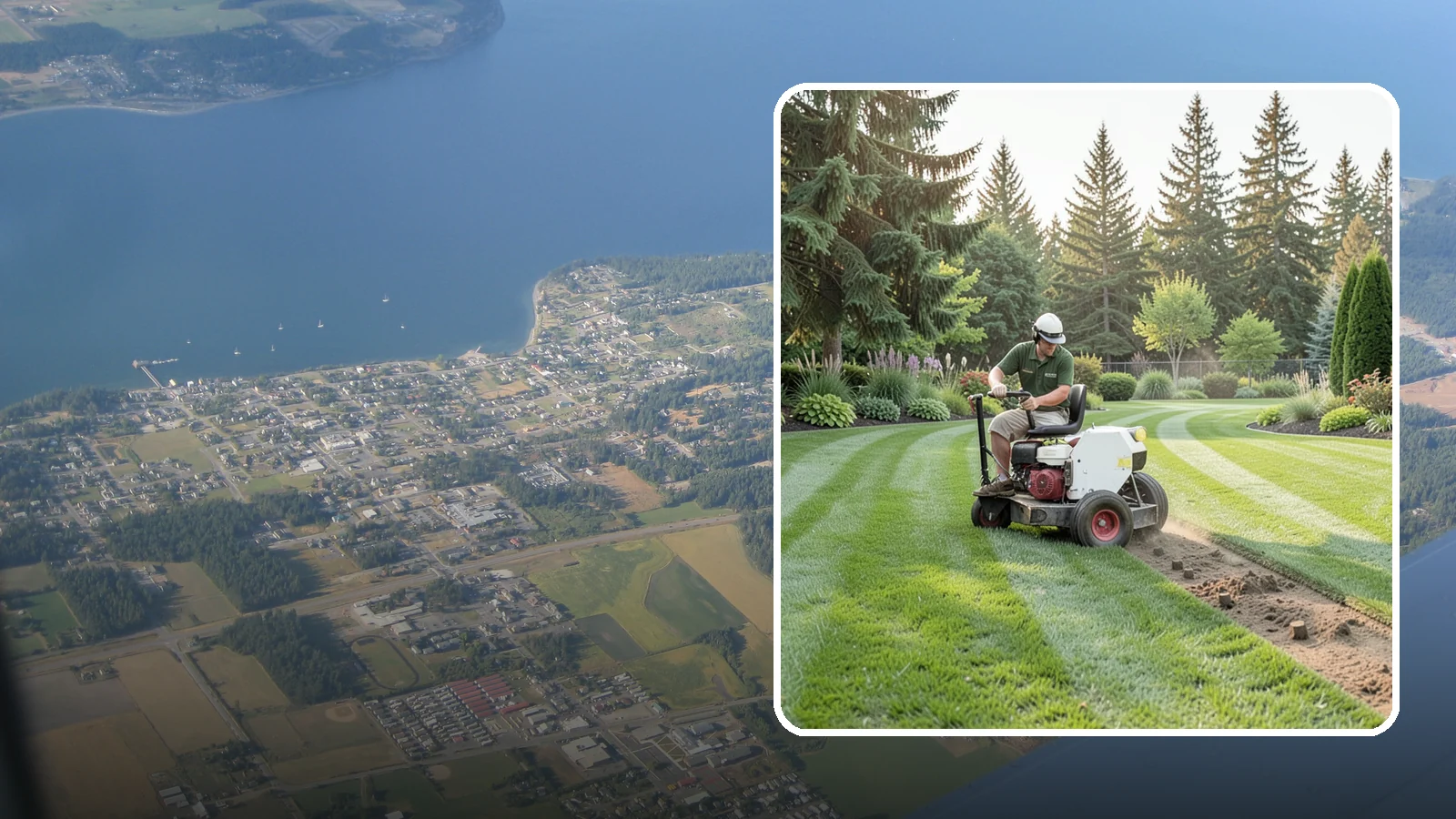 Lawn Aeration in Coupeville, Island County, WA - Aeration that relieves compacted soil so water, air, and nutrients reach the roots.