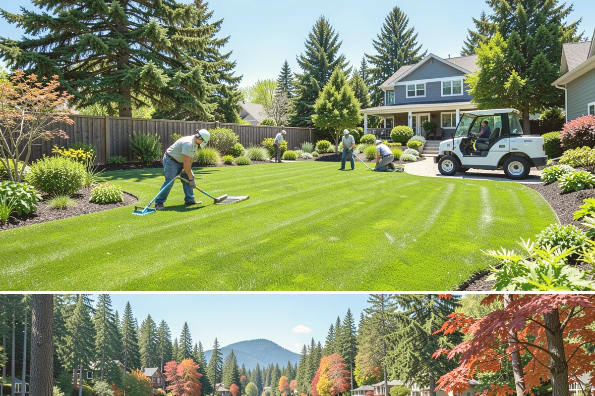 Lawn Aeration in Covington, King County, WA - Best in early fall or spring when grass is actively growing and can recover quickly.