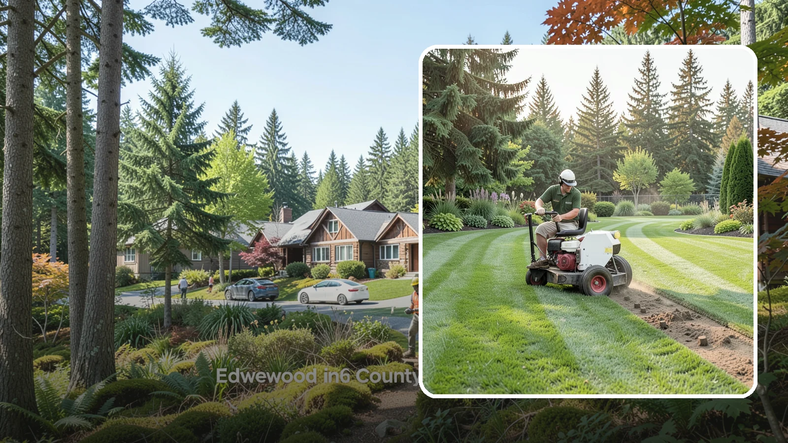 Lawn Aeration in Edgewood, Pierce County, WA - Aeration that relieves compacted soil so water, air, and nutrients reach the roots.
