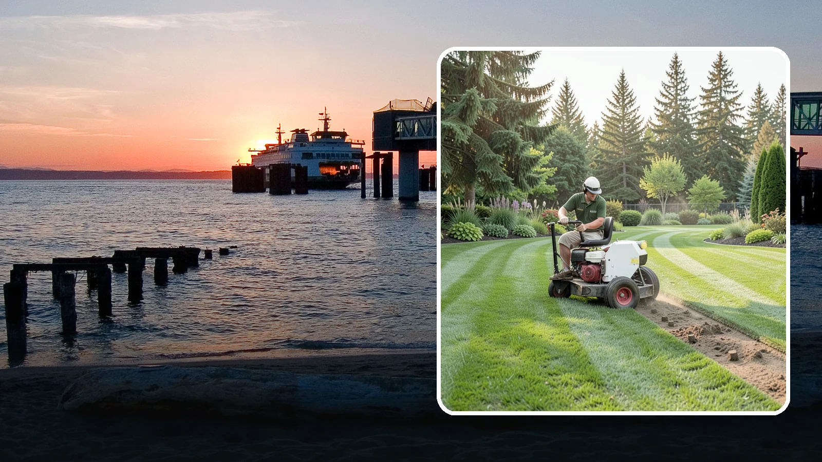 Lawn Aeration in Edmonds, Snohomish County, WA - Aeration that relieves compacted soil so water, air, and nutrients reach the roots.