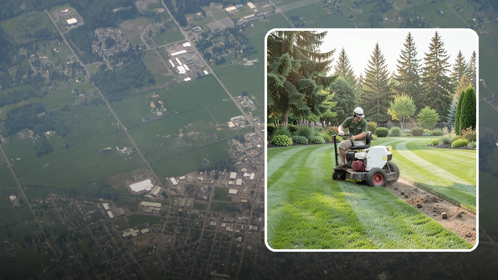 Lawn Aeration in Enumclaw, King County, WA - Aeration that relieves compacted soil so water, air, and nutrients reach the roots.