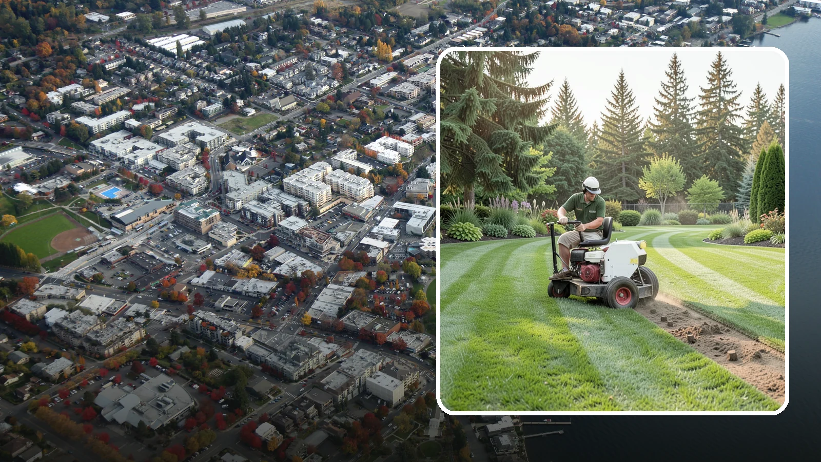 Lawn Aeration in Kirkland, King County, WA - Aeration that relieves compacted soil so water, air, and nutrients reach the roots.