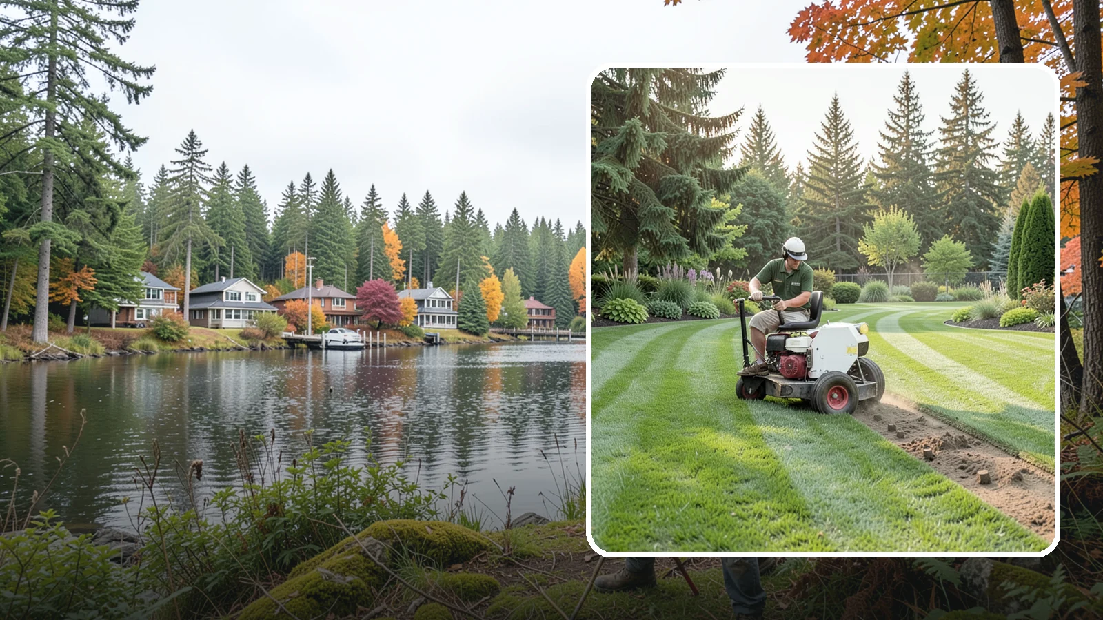 Lawn Aeration in La Conner, Skagit County, WA - Aeration that relieves compacted soil so water, air, and nutrients reach the roots.