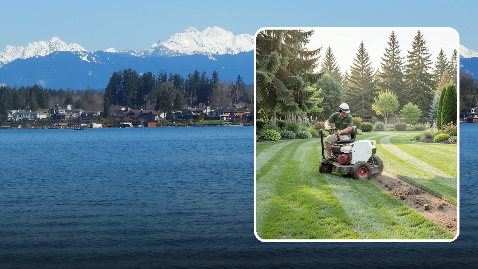 Lawn Aeration in Lake Stevens, Snohomish County, WA - Aeration that relieves compacted soil so water, air, and nutrients reach the roots.