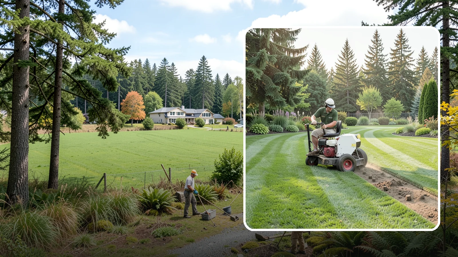Lawn Aeration in Lyman, Skagit County, WA - Aeration that relieves compacted soil so water, air, and nutrients reach the roots.
