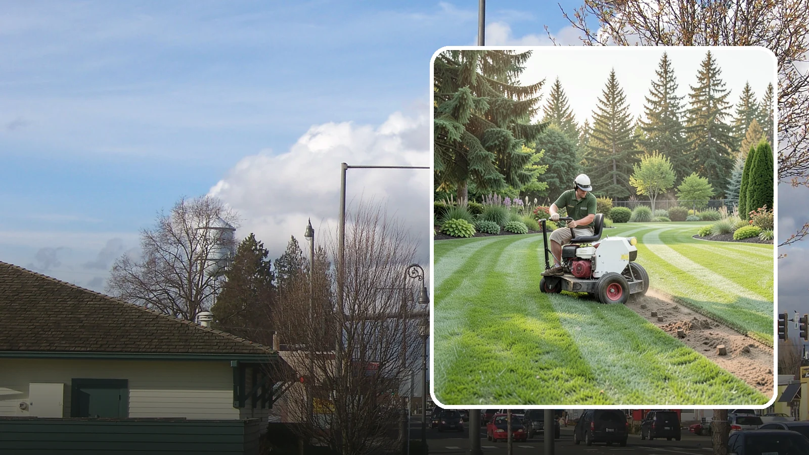 Lawn Aeration in Marysville, Snohomish County, WA - Aeration that relieves compacted soil so water, air, and nutrients reach the roots.