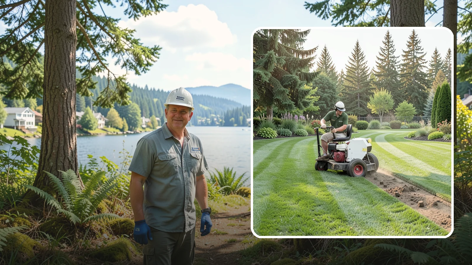 Lawn Aeration in Milton, King County, WA - Aeration that relieves compacted soil so water, air, and nutrients reach the roots.