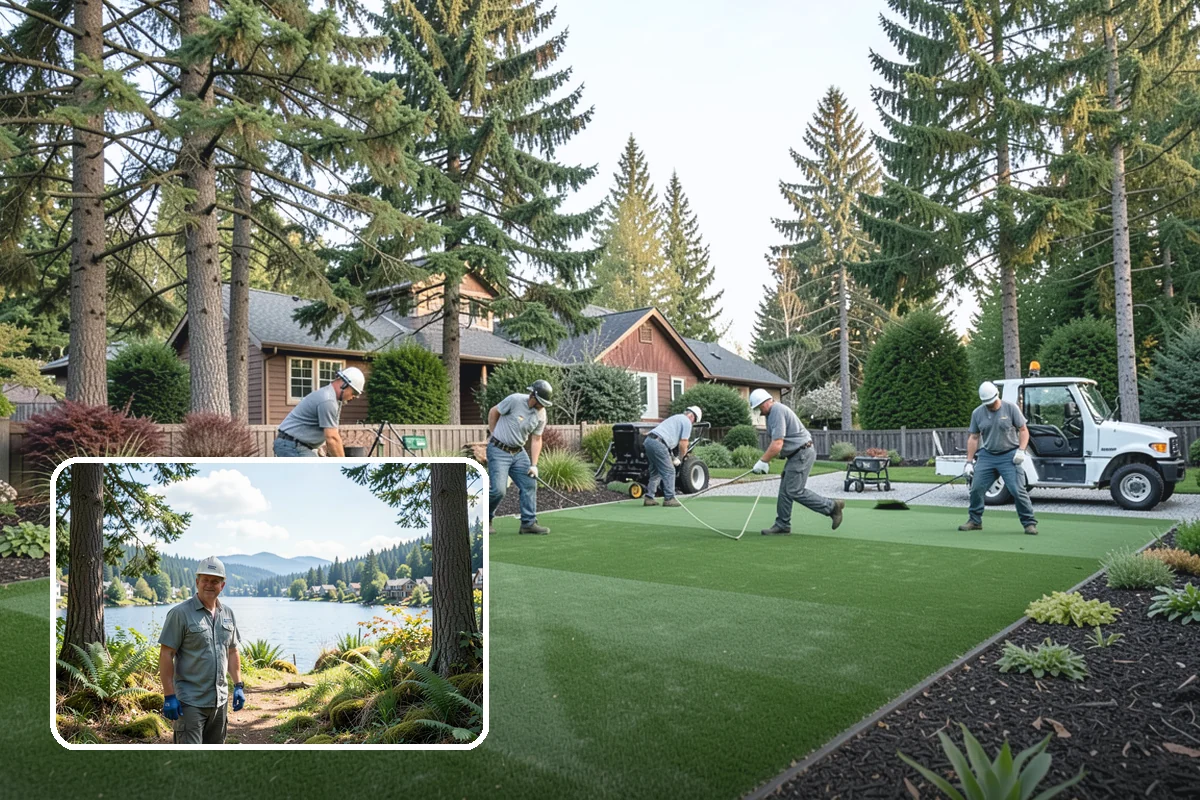 Lawn Aeration in Milton, King County, WA - Relieves soil compaction for healthier roots