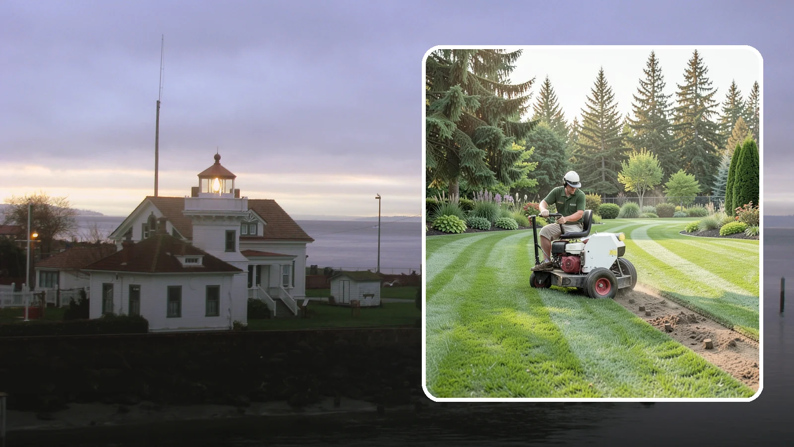Lawn Aeration in Mukilteo, Snohomish County, WA - Aeration that relieves compacted soil so water, air, and nutrients reach the roots.
