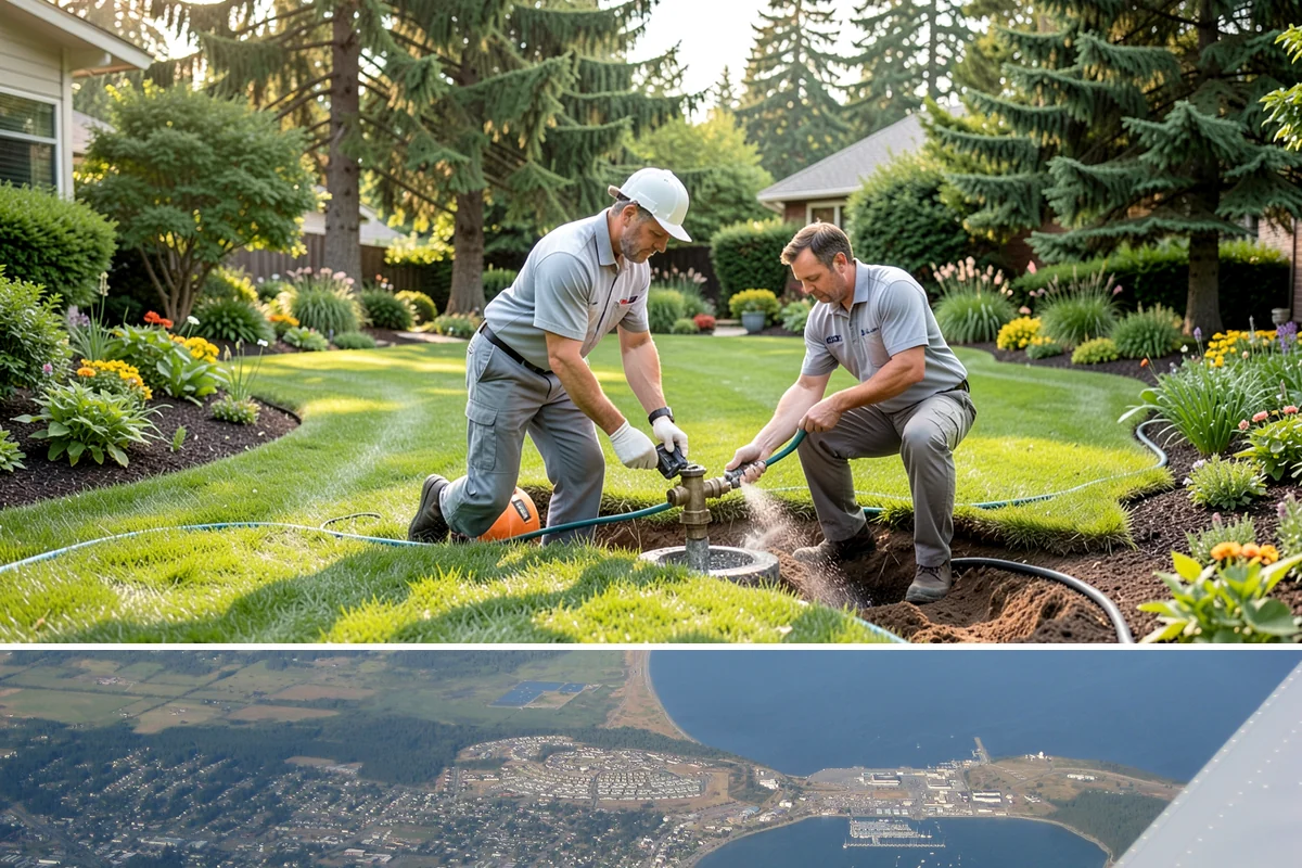 Lawn Aeration in Oak Harbor, Island County, WA - Best in early fall or spring when grass is actively growing and can recover quickly.