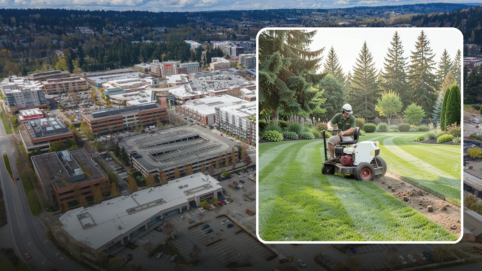 Lawn Aeration in Redmond, King County, WA - Aeration that relieves compacted soil so water, air, and nutrients reach the roots.
