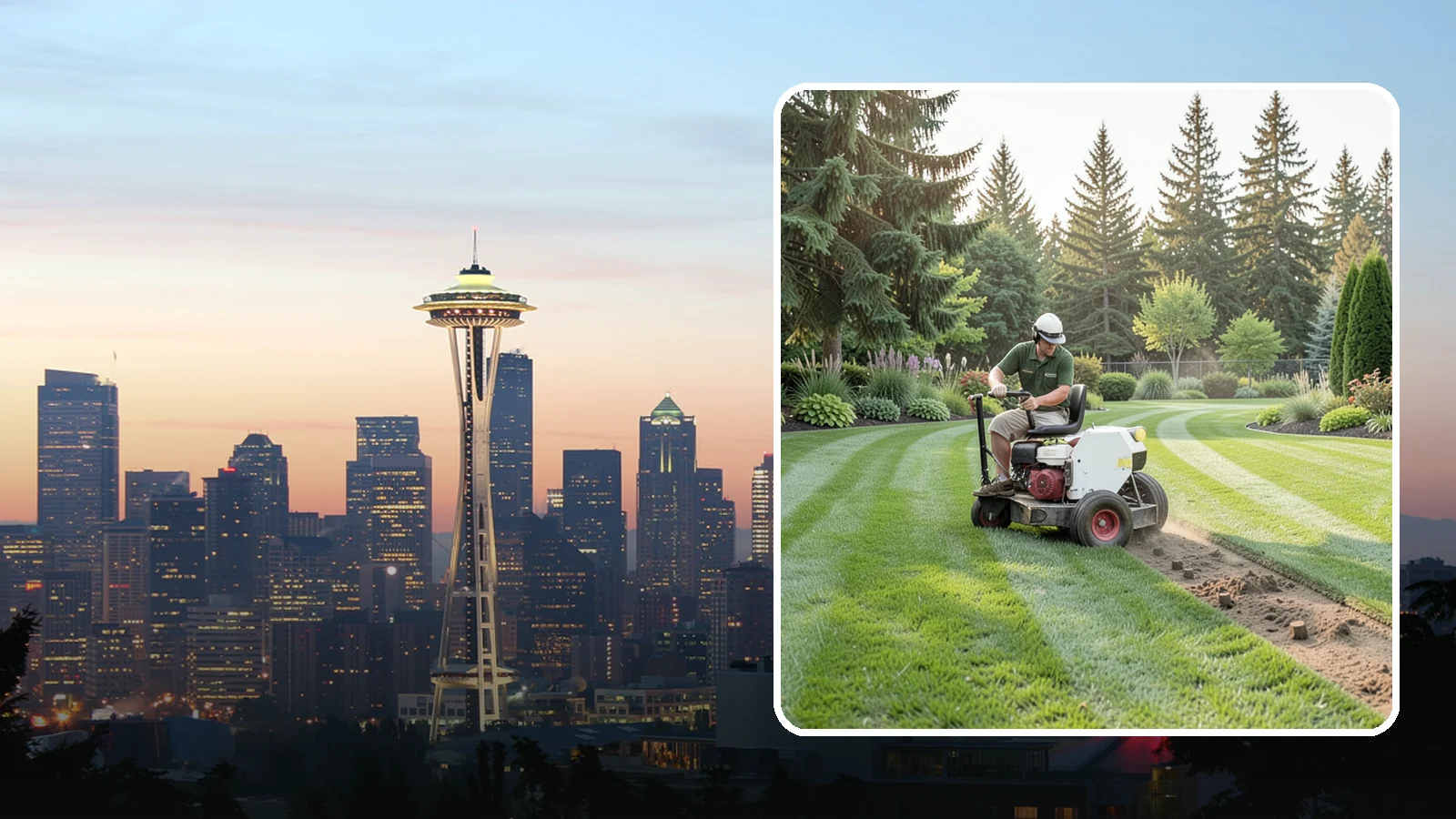 Lawn Aeration in Seattle, King County, WA - Aeration that relieves compacted soil so water, air, and nutrients reach the roots.