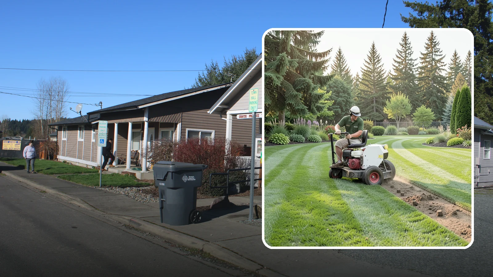 Lawn Aeration in South Prairie, Pierce County, WA - Aeration that relieves compacted soil so water, air, and nutrients reach the roots.
