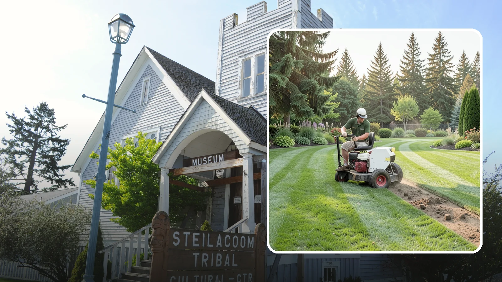 Lawn Aeration in Steilacoom, Pierce County, WA - Aeration that relieves compacted soil so water, air, and nutrients reach the roots.
