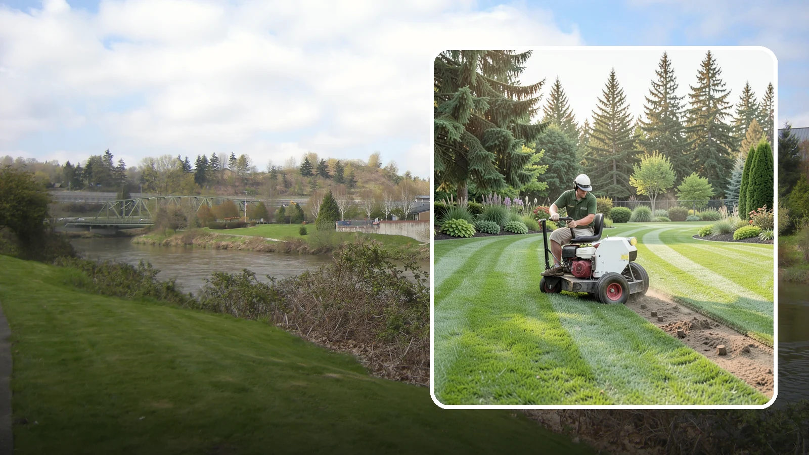 Lawn Aeration in Tukwila, King County, WA - Aeration that relieves compacted soil so water, air, and nutrients reach the roots.