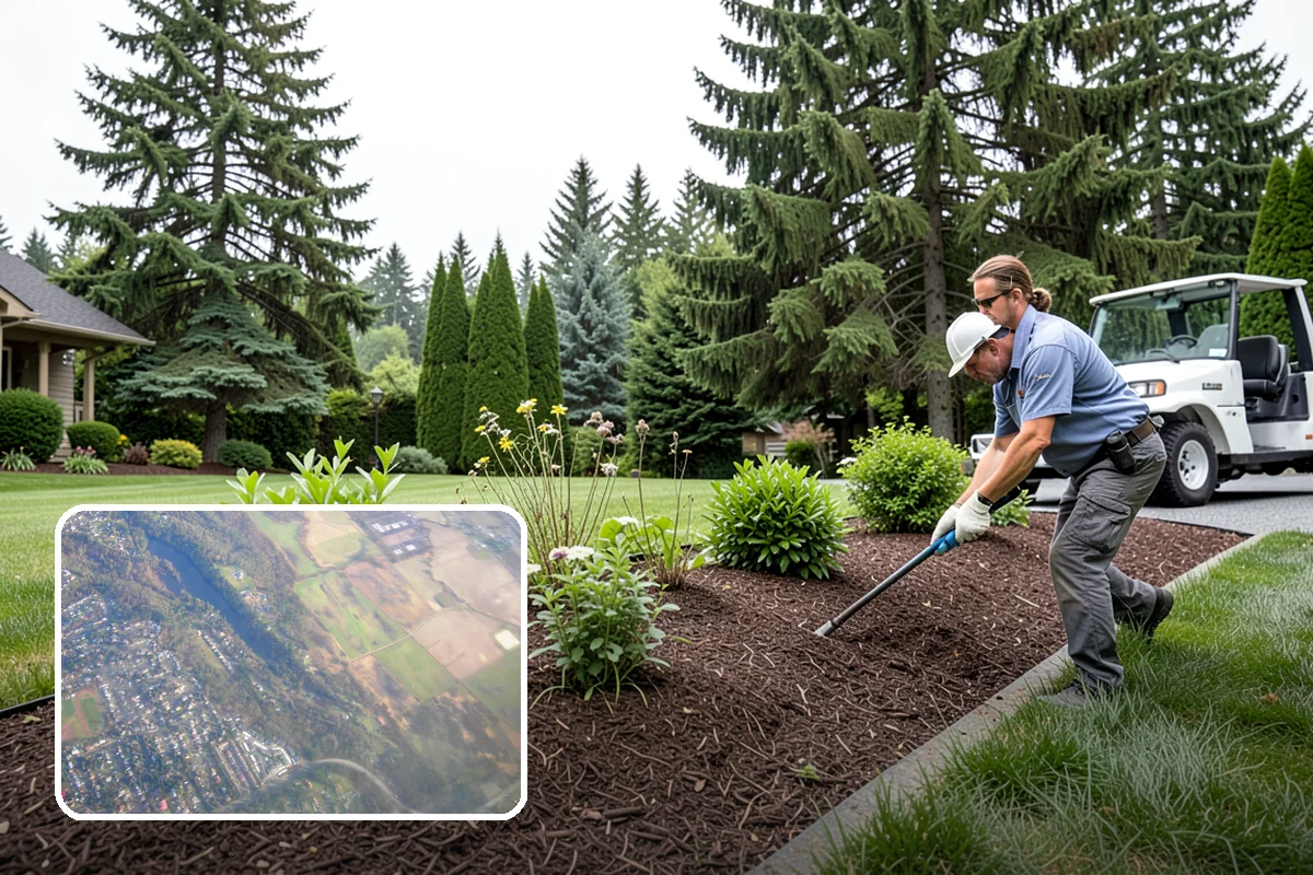 Lawn Blowing in Algona, King County, WA - Removes matted leaves and needles that smother turf