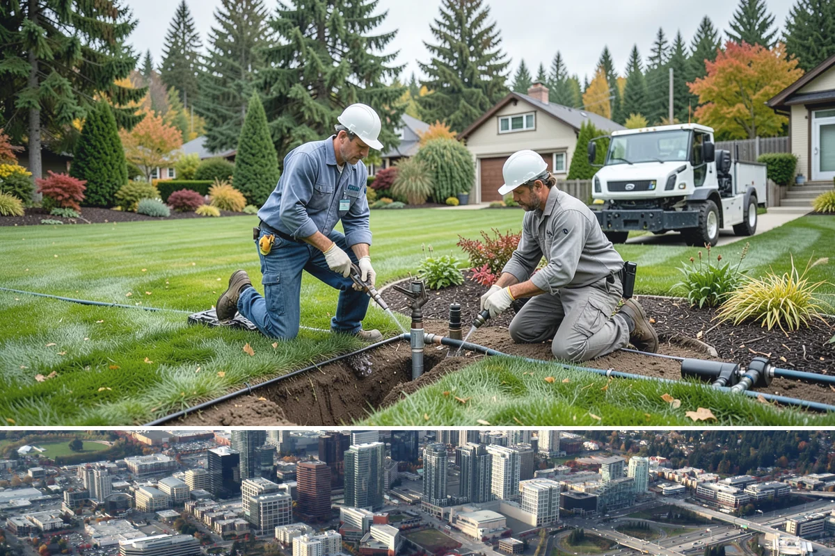 Lawn Blowing in Bellevue, King County, WA - Blowing is in highest demand from October through December during heavy leaf and needle drop, and after the windstorms common to...