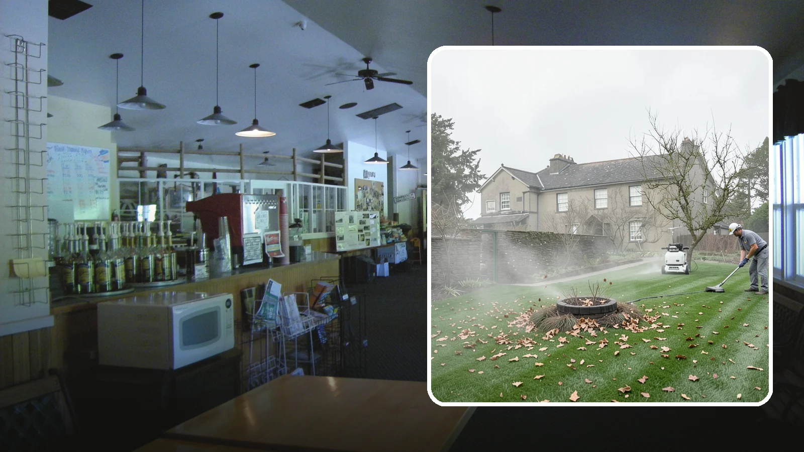 Lawn Blowing in Black Diamond, King County, WA - Clear fallen leaves, fir needles, and yard debris from your turf and hardscapes with thorough power blowing.