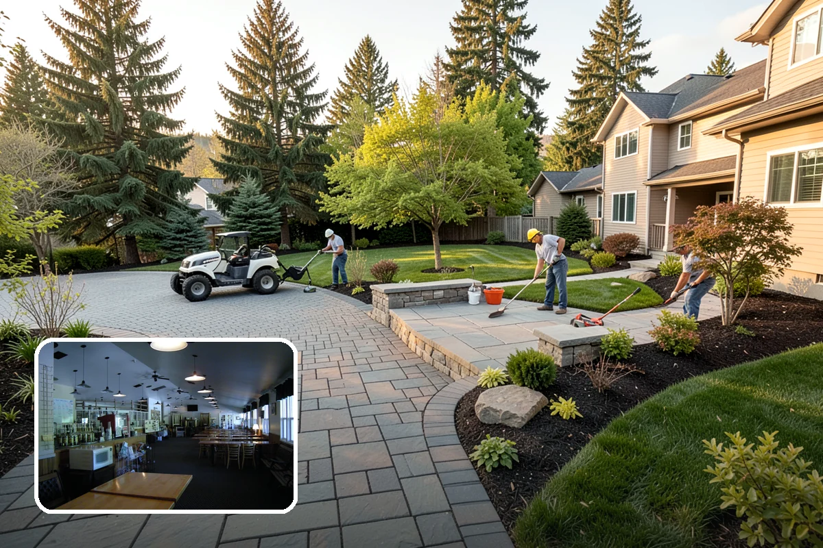 Lawn Blowing in Black Diamond, King County, WA - Removes matted leaves and needles that smother turf