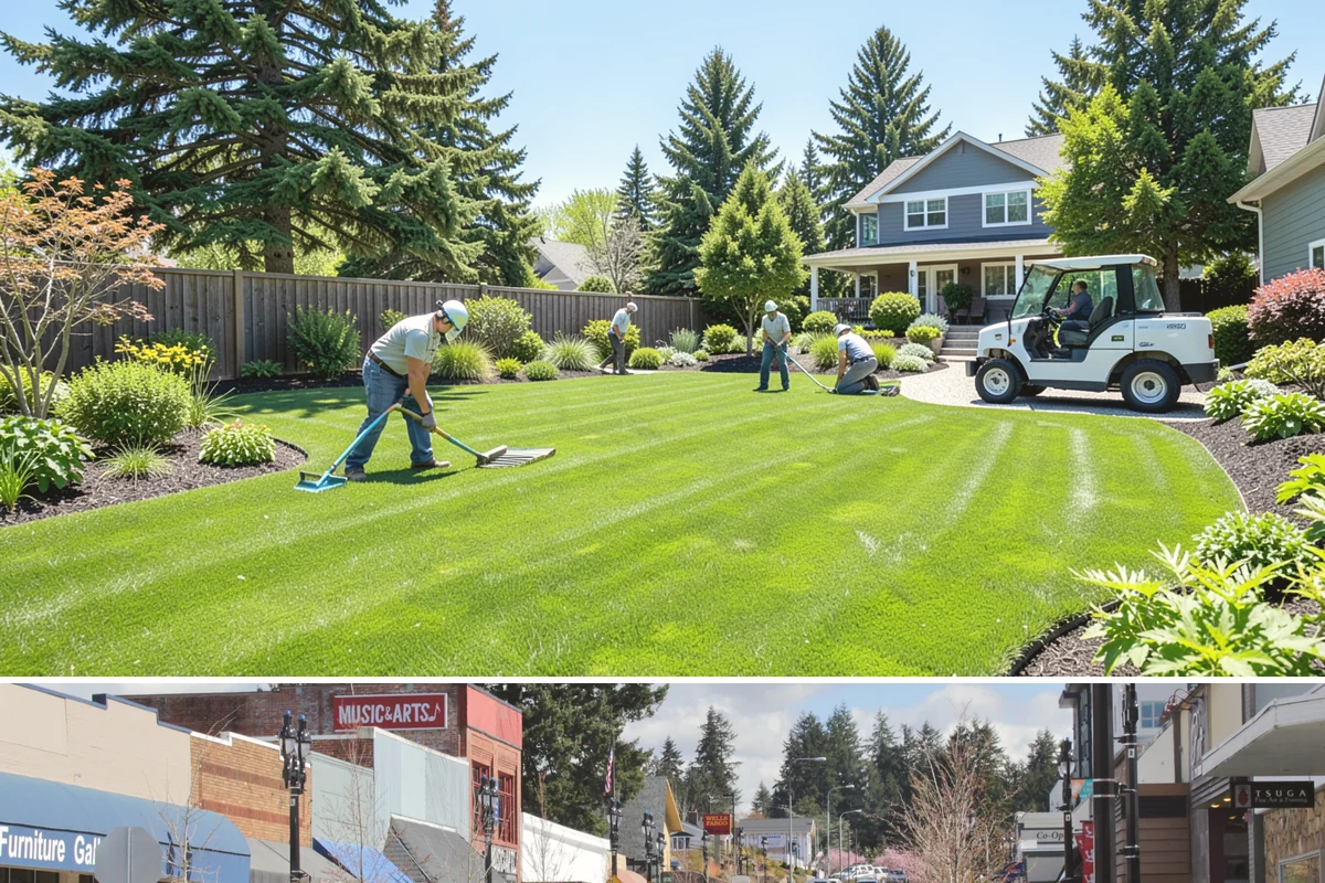 Lawn Blowing in Bothell, King County, WA - Blowing is in highest demand from October through December during heavy leaf and needle drop, and after the windstorms common to...