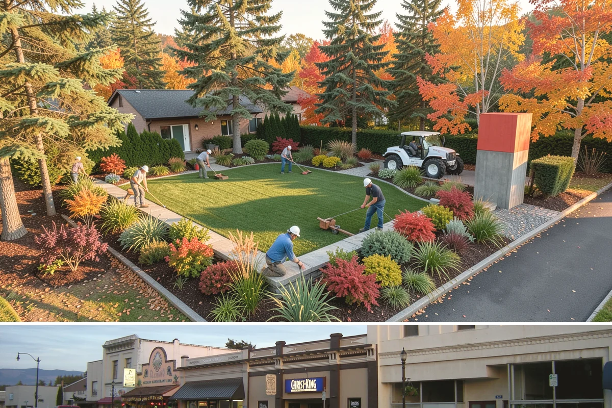 Lawn Blowing in Burlington, Skagit County, WA - Blowing is in highest demand from October through December during heavy leaf and needle drop, and after the windstorms common to...